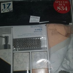 17 piece bathroom set